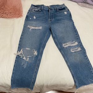 Mom style jeans